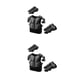 thumbnail image 2 of Naiovety Armaduras de cuerpo completo para niños, equipo de protección, traje, equipo de motocicleta, moto de cross, esquí, codera, chaleco, Negro S 2piezas, 2 of 6