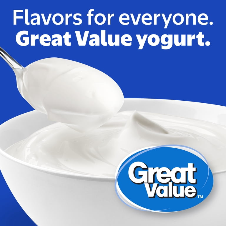 Great Value Plain Nonfat Greek Yogurt, 32 oz Tub with 17g Protein, Tangy, Versatile - Walmart.com Great Value Plain Nonfat Greek Yogurt, 32 oz Tub with 17g Protein, Tangy, Versatile - Walmart.com