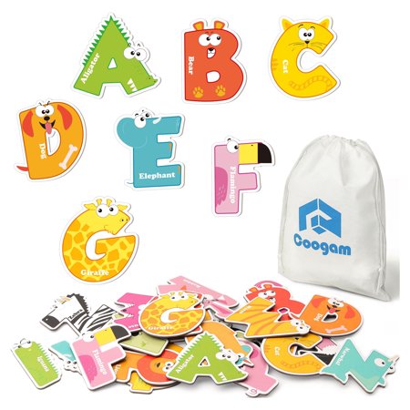 Coogam Magnetic Letters 26Pcs Jumbo Alphabet Fridge Magnets Educational Toy Set for 3 Years Old price history on PriceWatchPro