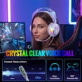 thumbnail image 3 of VEATOOL G5 Wired USB Gaming Headset,7.1 Surround Sound Gaming Headphones,Vibrant RGB - Game/Chat Balance, Over Ear Headphones with Noise Canceling Mic for PC, PS5/PS4, Laptop, Mac, 3 of 8