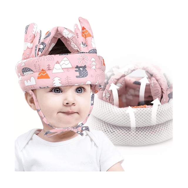 Gorro Anticaídas Contra Golpes Para Bebés Casco de Seguridad Ajustable Protección Para Niños Que Corren, Caminan y Gatean