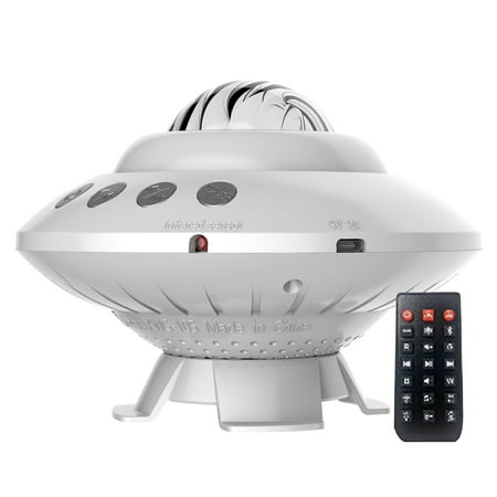 

Ametoys LED Aurora Projector Star Projection Lamp BT Speaker Night Light with Remote Control for Baby Kids Adults Bedroom Lamp