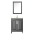 thumbnail image 5 of Wyndham Collection WCV252530SWHC2UNSMED Daria 30" Free Standing Single Basin Vanity Set -, 5 of 7