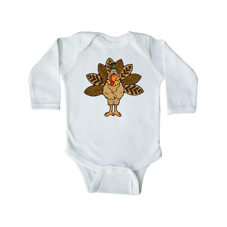 

Inktastic Thanksgiving Turkey Gift Baby Boy or Baby Girl Long Sleeve Bodysuit