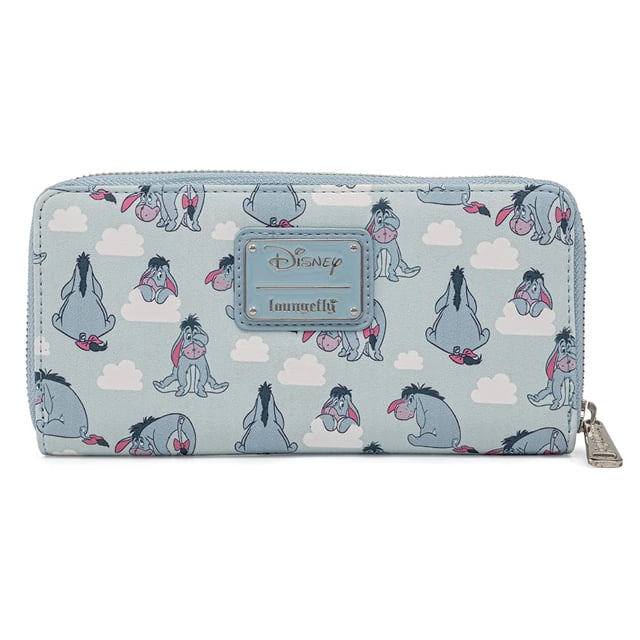 Billetera Loungefly Disney Winnie the Pooh Eeyore con cremallera