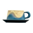 thumbnail image 2 of Ceramic Cup Coffee Cup And Saucer Set Lattes Ceramic Mug Practical Gifts Gift Set Coffee Mug, 2 of 6