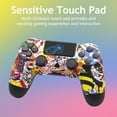 thumbnail image 5 of Game Controller for P4, Wireless Controller Compatible with P4/SLIM/PRO & PC with Dual Vibration & 6-Axis Gyro Sensor, 5 of 6
