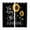 Black, variant on 2 Panels Kitchen Tier Curtains 39 Inch Length, Sunflowers Grommets Window Treatment Curtain, Vintage Bee You Are My Sunshine Beige Thermal Curtains Drapes for Living Room/Bathroom
