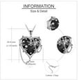thumbnail image 3 of JEABZEL Gothic Witches Heart Pendant Necklace - 925 Sterling Silver Jewelry for Women - Perfect Gifts, 3 of 6