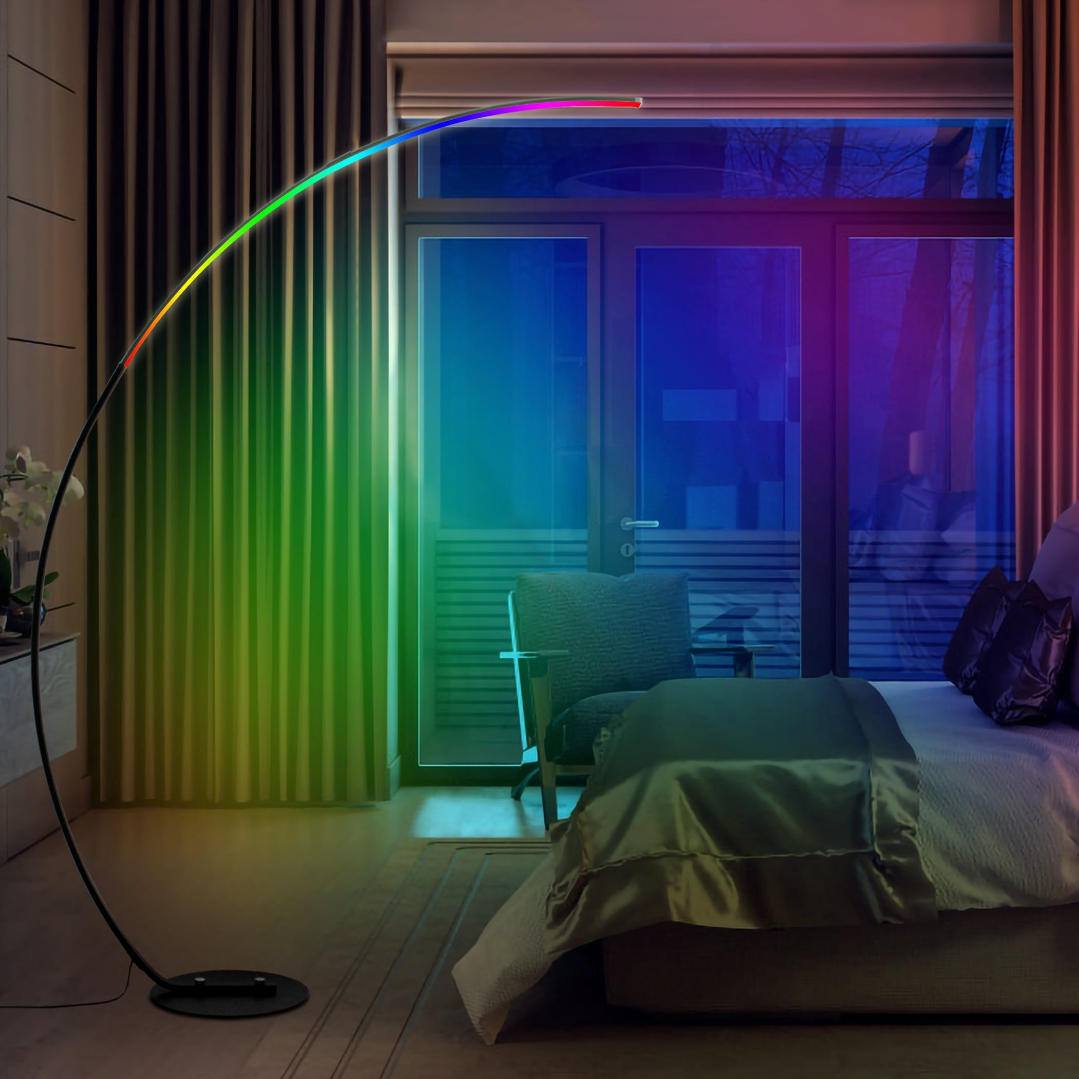 LED Arc Floor Lamp 69" LED Arched Floor Lamp