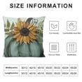 thumbnail image 5 of Ollo0ord  Fall Pumpkin Home Sweet Home Throw Pillow Covers, Autumn Thankful Grateful Blessed Harvest Floral Decorations for Sofa Couch White, 5 of 5