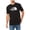 White Black, variant on Men's Short Sleeve Crew Neck Half Dome Logo T-Shirt