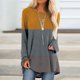 thumbnail image 1 of Pntutb Mujeres Moda Casual Socket Impreso Manga Larga Cuello Redondo tops Pntutb Pntutb-1879, 1 of 5
