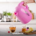 thumbnail image 3 of OVENTE 1.7L Electric Kettle with 1100W Fast Boiling Water, Pink KP72P, Best for Coffee or Tea, BPA-Free, Water Level Gauge, Auto Shut-Off, Indicator Light, Boil-Dry Protection & Removable Filter, 3 of 8