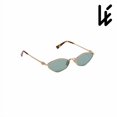 thumbnail image 1 of MIU MIU SMU 56ZS ZVN5S0 Gold Light Grey Lens Women Sunglasses AUTHENTIC, 1 of 5