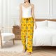 thumbnail image 4 of Fotbe Leopard Print Pantalones de Pijama para Mujer, Pantalones de Dormir, Pantalones Pj con Cordón y Bolsillos-Medium, 4 of 6