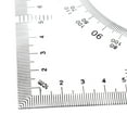 thumbnail image 2 of Uxcell 13"x6.7"x12" Stationery 30/60 45 Degree Triangle Rulers Protractor Drawing Set Plastic Clear 2pcs, 2 of 2