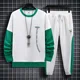 thumbnail image 4 of Ropa para hombre Camiseta estampada Pantalones gráficos para hombre Conjuntos Trajes deportivos blancos Ropa deportiva Top XL Chándal holgado Kpop Tendencia 2024 Al aire libre, 4 of 5
