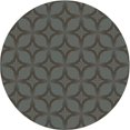 thumbnail image 1 of Ahgly Company Machine Washable Indoor Round Transitional Grayish Turquoise Green Area Rugs, 6' Round, 1 of 7