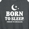thumbnail image 3 of Instant Message - Born To Sleep - Women's Racerback Tank Top, 3 of 6