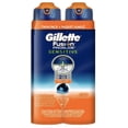 thumbnail image 1 of Gillette Fusion ProGlide Sensitive 2 in 1 Shave Gel, Active Sport, 12 Ounce (Pack of 2), 1 of 6