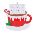 thumbnail image 1 of Kearding Decoración colgante temática de Navidad para sala de estar, dormitorio, hogar, árbol de Navidad, puerta de pared, colgante de resina Kits de decoración para fiestas 6 cabezas, 1 of 6