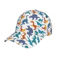 thumbnail image 6 of Lsque Block Dinosaur Baseball Cap Trucker Low Profile Hat Golf Dad Hat Adjustable Original Classic Unconstructed Plain Cap Men Women, 6 of 9