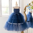 thumbnail image 6 of RUTAYY Children Girls Dress Formal Sleeveless Tiered Gown Party Solid Color Indoor Outdoor Activities Fashion Vacation Dresses, 6 of 7