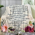 thumbnail image 2 of LHSHID Gifts for Mother in Law Blanket from Daughter in Law Birthday Gifts for Mother in Law Mother in Law Gift for Christmas Mother’s Day Flannel Fleece Soft Warm Cozy Blankets for Sofa, 2 of 7