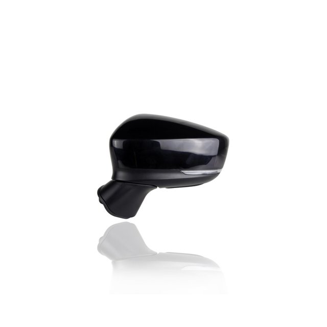Door Mirror - Compatible/Replacement for '17-18 Mazda Mazda3 Sport (Mexico Built) - Non-Heated With Signal, Without Blind Spot, Unpainted - Left Hand - Driver - BADE69181B