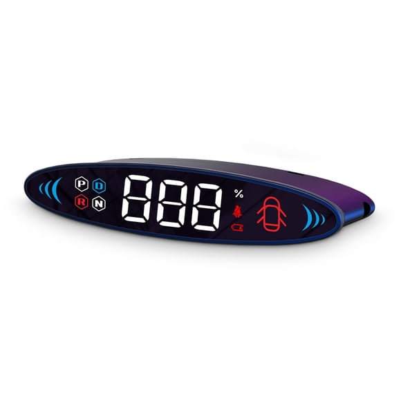 Riwesomey Pequeño y delicado, fácil de instalar y resistente al agua, dispositivo de coche, sincronización de datos, múltiples funciones, Paneles de instrumentos para automóviles