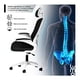 thumbnail image 4 of Set de 2 Sillas De Oficina Respaldo Alto negro Mediano, 4 of 6