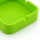 thumbnail image 3 of Cenicero cuadrado resistente al calor para fumar en caliente Verde, 3 of 8