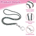 thumbnail image 3 of Cinta para distintivo de 34.6" Uxcell con clips para mujeres, cintas de cuentas, regalos bonitos para maestros, cadenas de llaveros, verde, 3 of 6