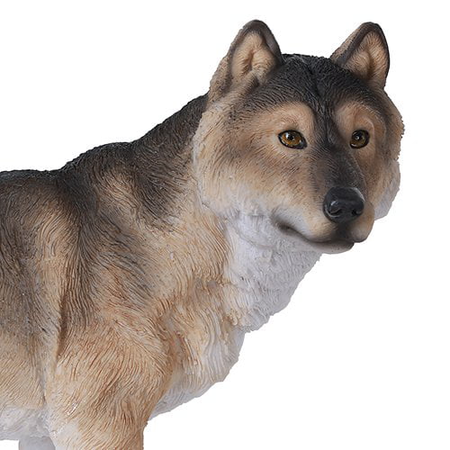 cabriolet vision bånd Grey Wolf Figurine Wildlife Collection Statue 12 Inch Lifelike Collectible  Home Decor Gift - Walmart.com