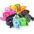 thumbnail image 4 of Men's tie narrow version plain student bright satin Group black tie, 4 of 4