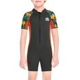 thumbnail image 1 of Niños Trajes de buceo Traje de buceo Esquemas de bañamiento de traje de baño transpirables para bucear Skinkeling Surfing Natación Gray L 2.5mm, 1 of 7