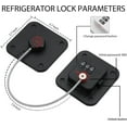thumbnail image 7 of Heavy Duty Combination Refrigerator Lock (2 Pack) - Fridge Lock for Baby Safety, 3M Adhesive No Drilling (Black), for Fridge, Cabinets, Drawers, Window and Cabinet Locks Baby Proofing, 7 of 7
