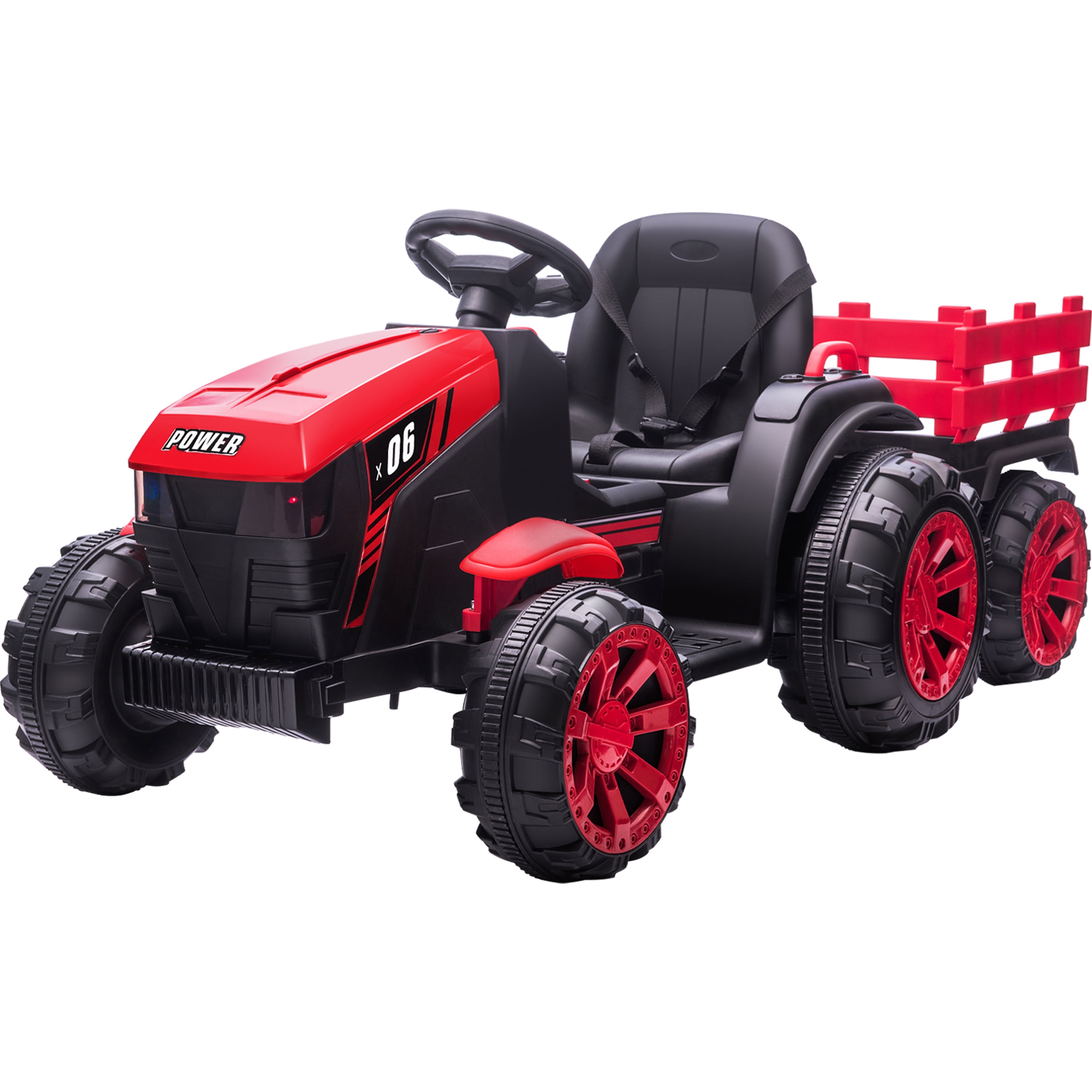 OTTARO 12v Battery-Powered Toy Tractor ,Kids Electric Tractor car with ...