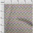 thumbnail image 1 of oneOone Cotton Poplin Fabric Herringbone Geometric Print Sewing Fabric BTY 56 Inch Wide, 1 of 4