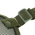 thumbnail image 2 of Orejeras de malla de acero táctico Protección Casco Protector lateral Accesorio Verde Zulema Protección de orejeras, 2 of 5