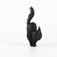 thumbnail image 2 of Uutvery Spooky Resin Figurine, Witch with Staff, Arched Black Cat, Stacked Pumpkins or Ghost Pair, Matte Finish for Halloween Tabletop and Mantel Decor, 2 of 6