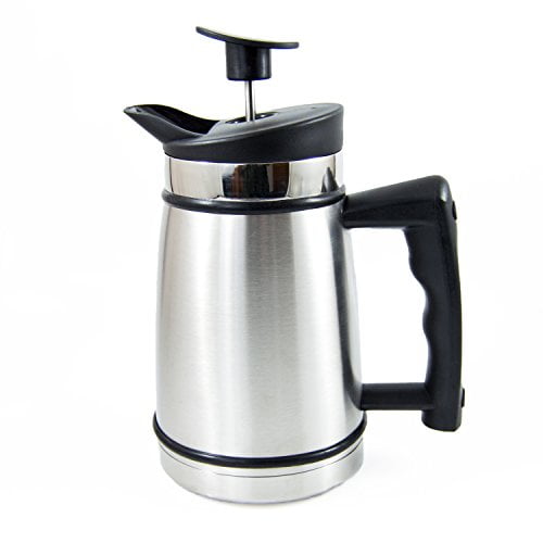 French Press Table Top Coffee and Tea Maker Carafe with Br?Stop