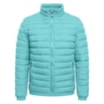 thumbnail image 5 of Turilly Plus Size Mens Lightweight Puffer Jacket Stand Collar Full Zip Quilted Padded Coat for Fall Winter Outdoor, 5 of 6