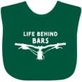thumbnail image 3 of Inktastic Life Behind Bars Mountain Bike Boys or Girls Baby Bib, 3 of 4
