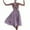 Purple, variant on Sleeveless Women's Formal Midi Dress Cotton Linen Halter Criss Cross Back Dress with Bow Perfect for Cocktail Parties and Casual Outings