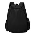 thumbnail image 2 of Mochila de tenis, bolsa de bádminton para mujeres y hombres, correa ajustable, bolsa multifuncional para deportes al aire libre con compartimento para Negro, 2 of 8