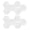 White, variant on NEXAVKPR Set of 12 Soundproof Foam Tiles Self Adhesive Wall Panel Polyester Texture