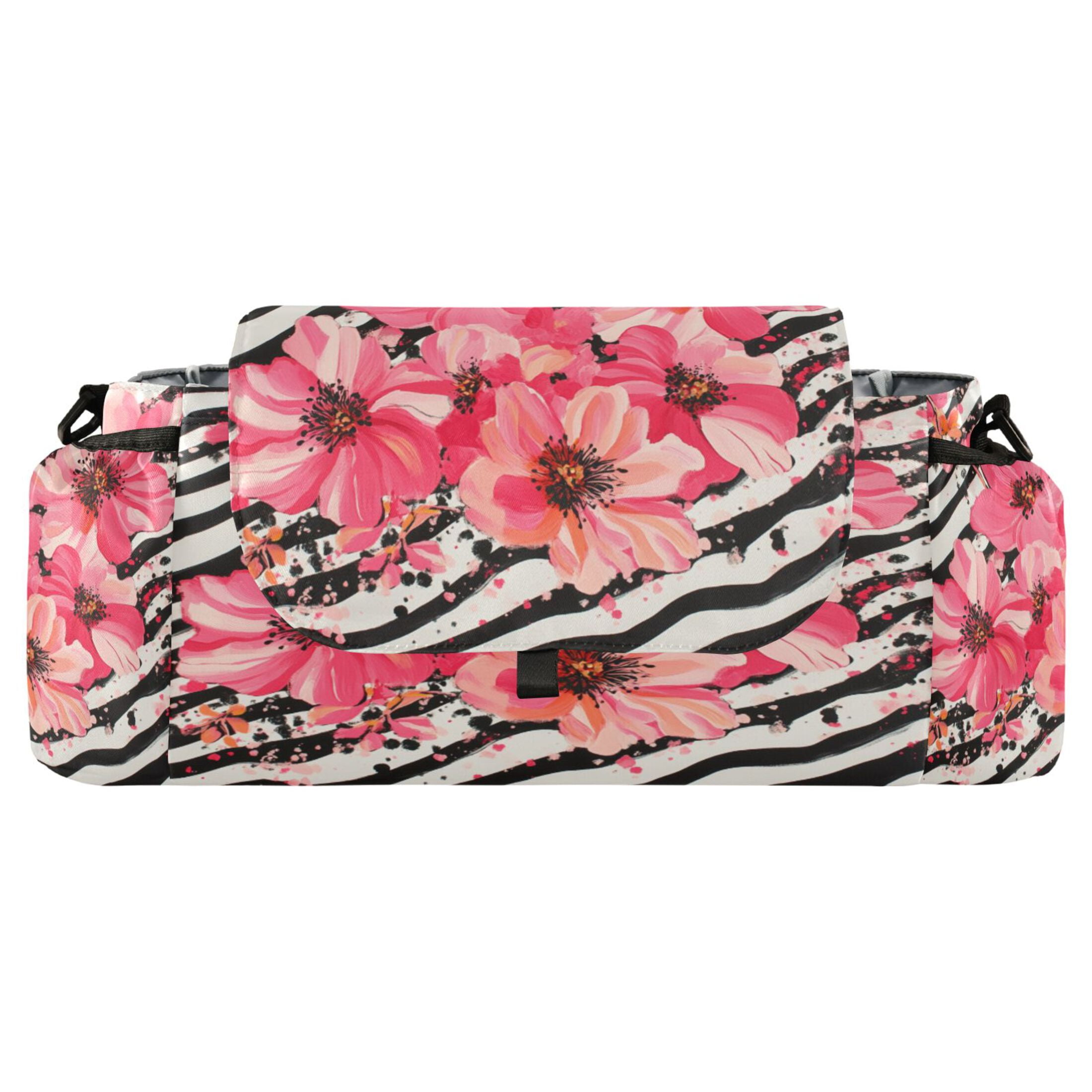 DIXRUYEE Stroller Organizer Blossom Serenade Printed