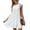 White, variant on Gspmoly Plus Size Dresses for Curvy Women, Women'S Solid Round Neck Casual Cake Skirt Pleated Large Skirt Short Sleeved Dress Evening Dresses for Women up to 70% Off